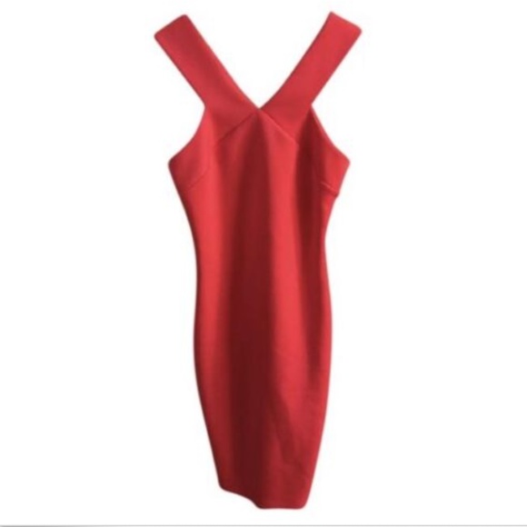 TED BAKER LONDON NEOPRENE CROSSBODY DRESS NWT - Picture 1 of 5